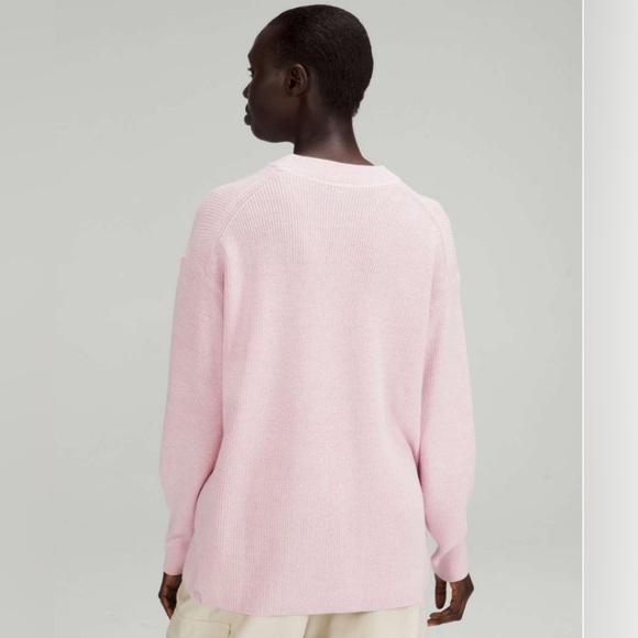 Lululemon Merino Wool-Blend Ribbed Crewneck Sweater - Picture 2 of 10